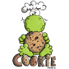 Frog with Cookie