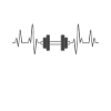 Dumbbell gym heartbeat
