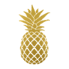 Golden Pineapple Tropical Summer
