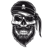 Masque de pirate masque bouche-nez
