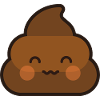 Poop Emoji lort lort haugepølse tilfreds