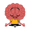 Méditation cérébrale - Design Premium