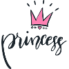 Princesse avec couronne