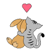 Cat Bunny Love Gift