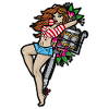 PIN UP GIRL TATTOO