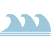3X waves - BLUE