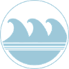Wave motif - BLUE