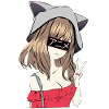 Kawaii Chibi Anime Mädchen