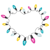 Heart of fairy lights