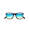 Glasses with sea view design
