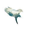Bird silhouette with background