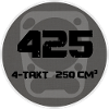 Motif d’insigne quatre temps 250cc