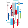 Abstract Bauhaus pattern