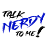 Nerd Graffiti Bleu