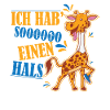 Giraffe mit Halskrause