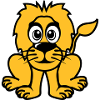 lion animals drawing