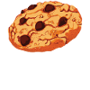 Chocolate Chip Cookie Grafik Riesenplätzchen