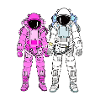 Astronaut couple