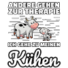 Vache thérapie cadeau drôle