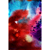 Abstract Art Painted Artist Colorful Pattern Red