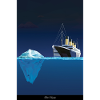 Rolig aida semesteraffisch för Titanic kryssning