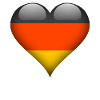 Heart Germany Flag