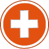 swisscross Swiss Cross white red
