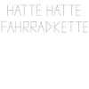 Hätte Hätte Fahrradkette (Geschenkidee)
