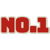 No.1 number 1 one