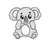 Kleiner Koala Kuschelfigur