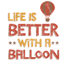 Ballonfahrer Pilot Heißluftballon Sprüche Geschenk
