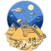 UFO Aliens Pyramides Egyptiennes