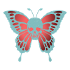 The butterfly skull