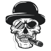 Gangster, skull, lifestyle
