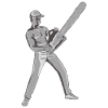 Man with chainsaw