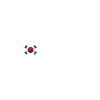 Korea Love Heart Flag