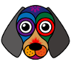 Hypnosis dog in a trance