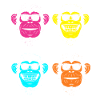 MONKEY RETRO SUNGLASSES