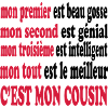 Mon cousin est beau