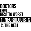 Medici dai migliori ai peggiori neurologi regalo