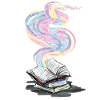 Magic books - reading, book