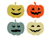 Pumpkin Lantern Monster Halloween