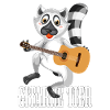 Guitar Racoon / Guitar Raccoon