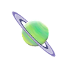 Planète Saturne Espace