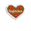 Teufelchen Lebkuchenherz Trachten Geschenk