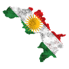 Kurdistan, drapeau kurde