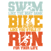 Triathlon - swimming cycling running gift