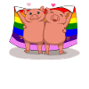 Regalo gay di discriminazione di maiale LGBTQ