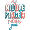 My middle finger salutes you
