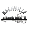 Silver Nashville Skyline